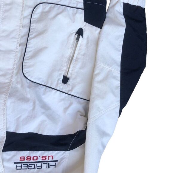 RARE 2013 Tommy Hilfiger Jacket Big Logo White Medium - Picture 7 of 13